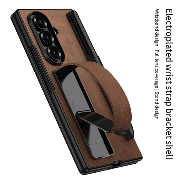 Etui til Samsung Galaxy Z Fold 7, med pen og håndledsremstøtte (kompatibel, hvid) White