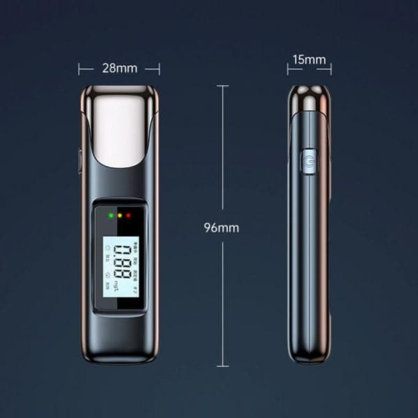 Alkoholmåler med LCD-display, højpræcisions lydalarm