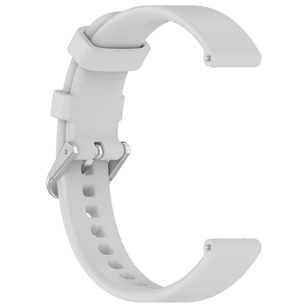 För Garmin Lily 2 Silikonklockarmband 14mm Vattentäta Mjuka Ersättningsband Light Grey