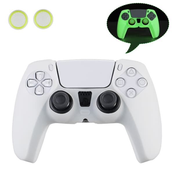 Etui til PS5-controller, silikone med tommelfingergreb (4)