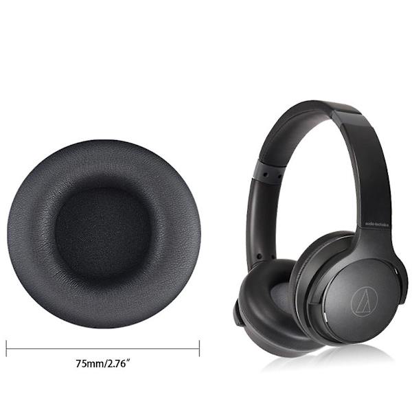 1 par Öronkuddar Öronmuffar för Audio Technica Ath-s200bt Hörlurar