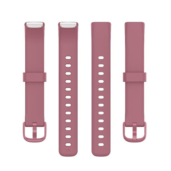 För Fitbit Luxe Silicone Color Buckle Watch Band XMK Pink