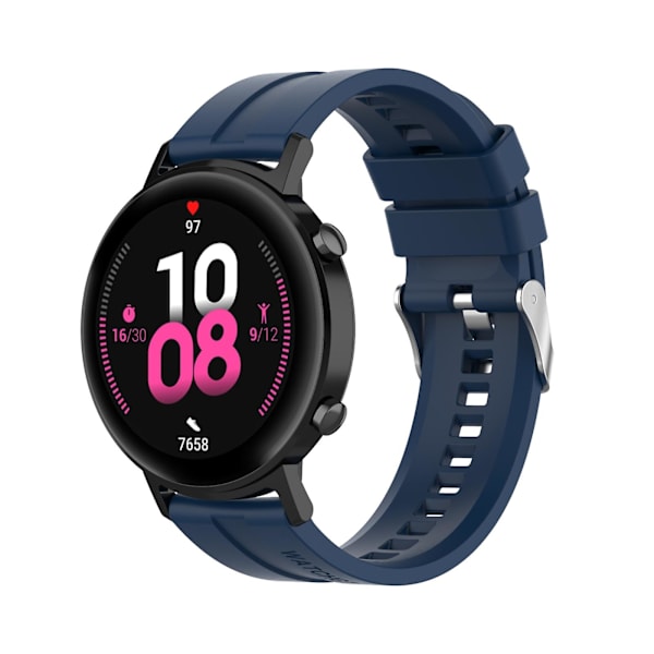 Huawei Watch GT 2 42mm:n ranneke hopeasoljella Dark Blue