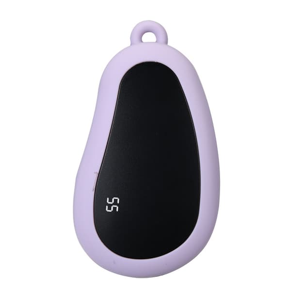 Håndvarmer USB Lommestørrelse, Bluetooth-forbindelse Tillader Videostreaming (Lilla)