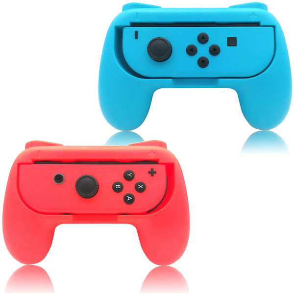 Kontrollerhåndtak kompatibelt med Joy Con for Switch og OLED-modellversjon Blue