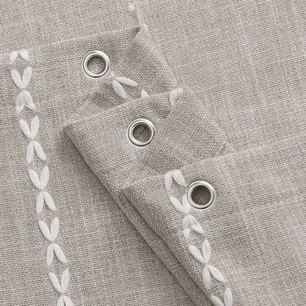 Dusjforheng, polyester for baderom, ensfarget med dusk, 180 cm x 180 cm Light Gray