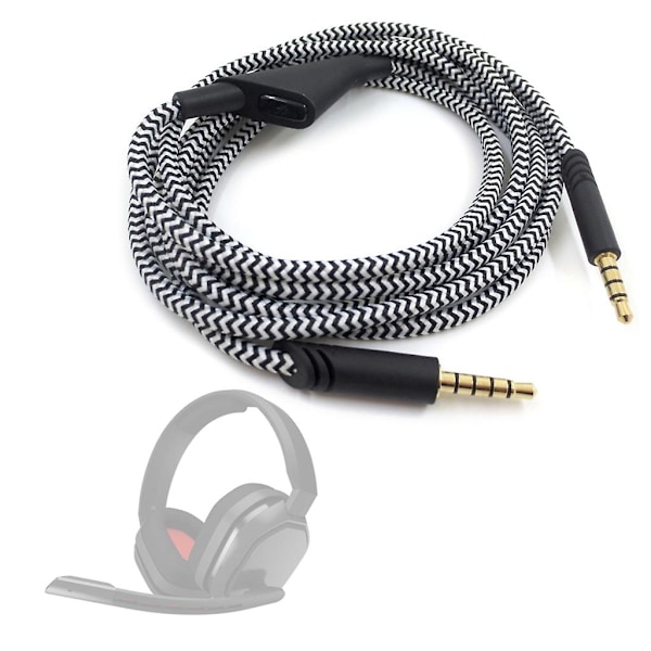 Inline Mute Talkback Audiokabel Aux-kabel for Astro A10 A40 A30 Gaming Headset