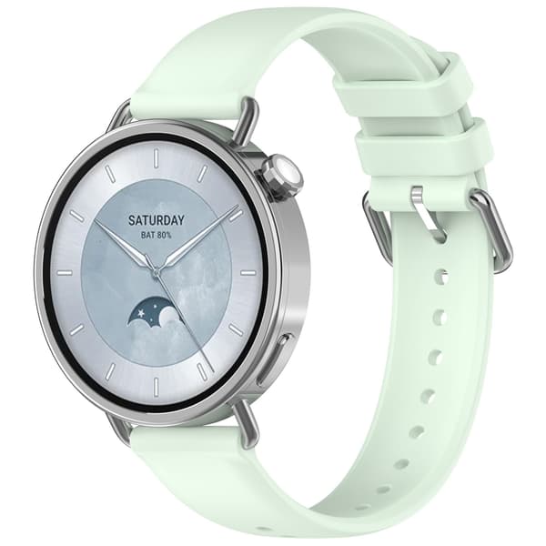 Armbånd til Xiaomi Watch S4 41mm, 18mm silikonerem (sort) Black