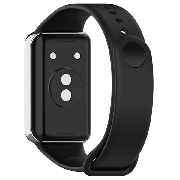 For Honor Band 9 Silikonklokke Rem Stropp Erstatning Håndleddsbånd - Lilla / Starlight Black
