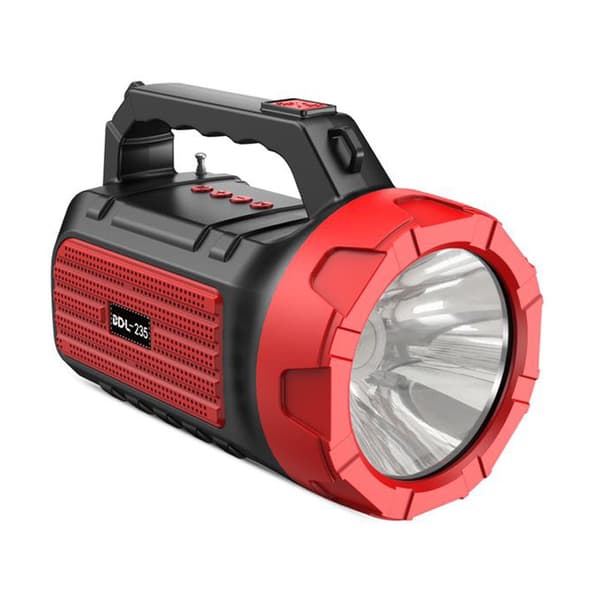 Bluetooth-kaiutin Bdl-235 aurinkoenergialla, ulkokäyttöön, FM-radiotuki Tf/U-Disk/Aux (punainen)