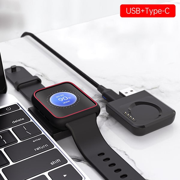 Watch Hållare Stativ för Watch 3/3 Pro Laddkabel Power Adapter Dock Watch3