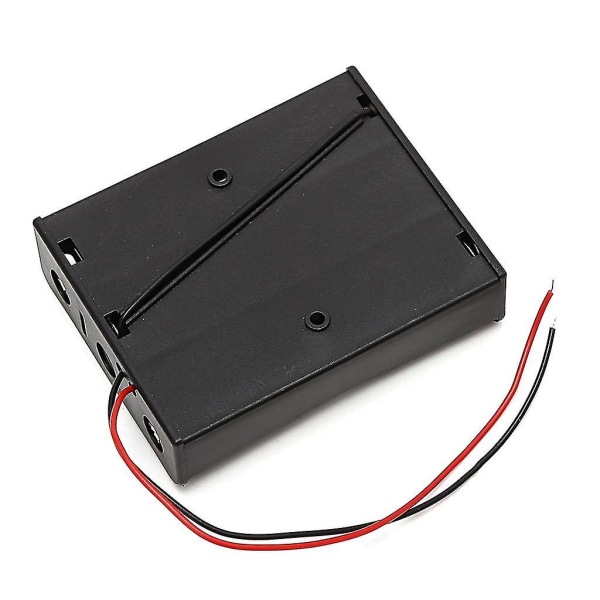 5 st 18650 uppladdningsbart batteri 3.7v Clip Holder Box Case med trådledning C