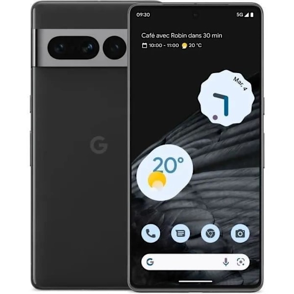 GOOGLE Pixel 7 - 128 Gt - musta Svart