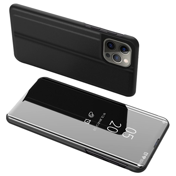 iPhone 16 Pro Fodral med View Window - Svart Svart