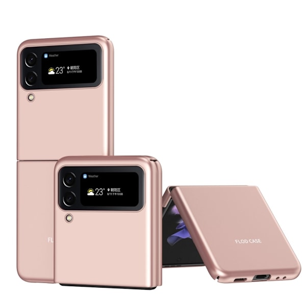 Samsung Galaxy Z Flip4 5G Matte Electroplating Skal - Roséguld Rosa