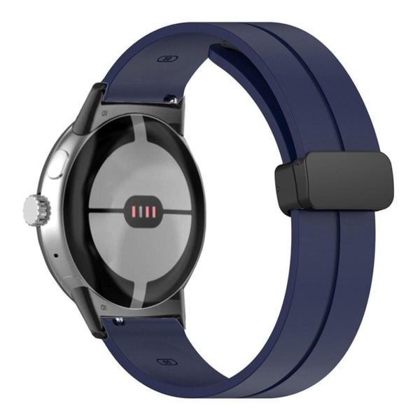 Google Pixel Watch sportarmband med ett magnetstpänne - Mellanbl Blå