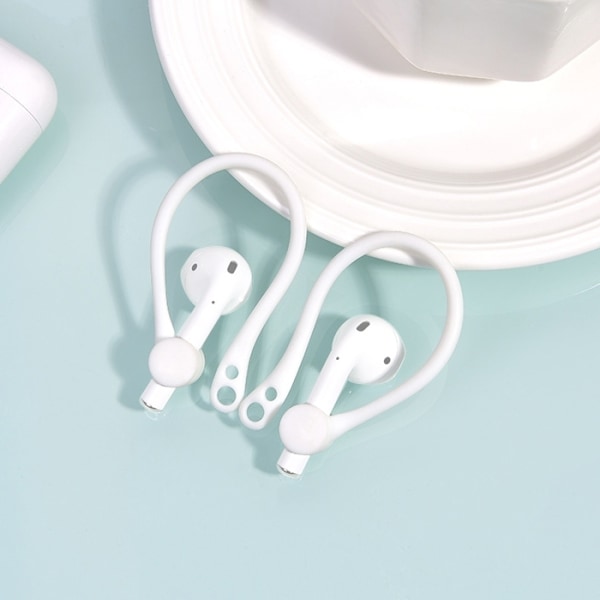 Öronkrokar Anti-lost för AirPods - Vit Vit