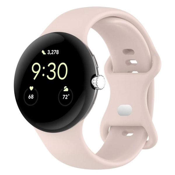 Google Pixel Watch 3 45mm Klockarmband i silikon - Rosa Rosa