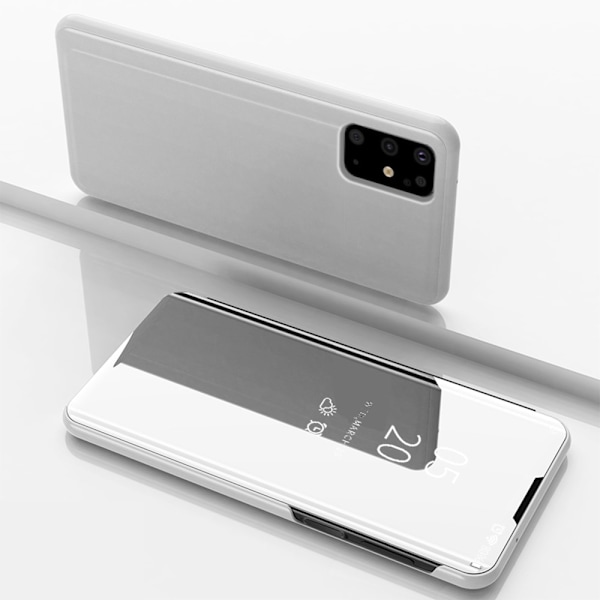 View Window Flip-Fodral till Samsung Galaxy S20 Plus - Silver Silver