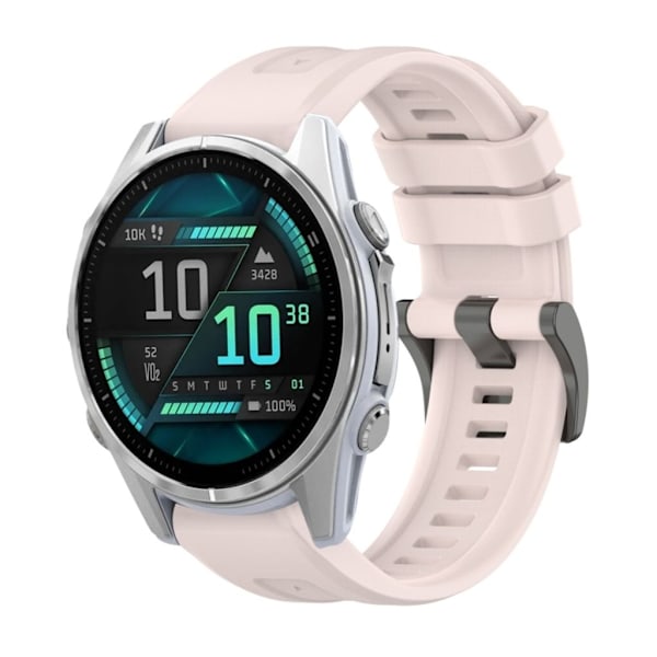 Garmin Fenix 8 AMOLED 43mm Klockarmband i silikon - Rosa Rosa