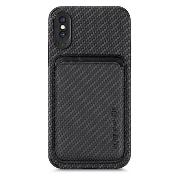 IPhone X/XS skal med en magnethållare - Svart Svart