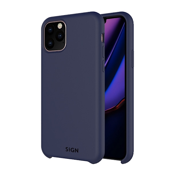 SiGN Liquid Silicone skal till iPhone 11 & XR - Blå Blå