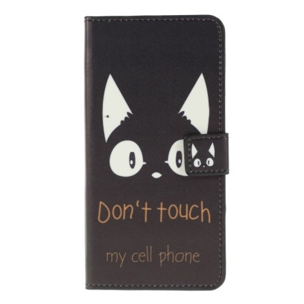 Fodral för Samsung Galaxy A10 - Don't Touch My Phone - Svart Svart