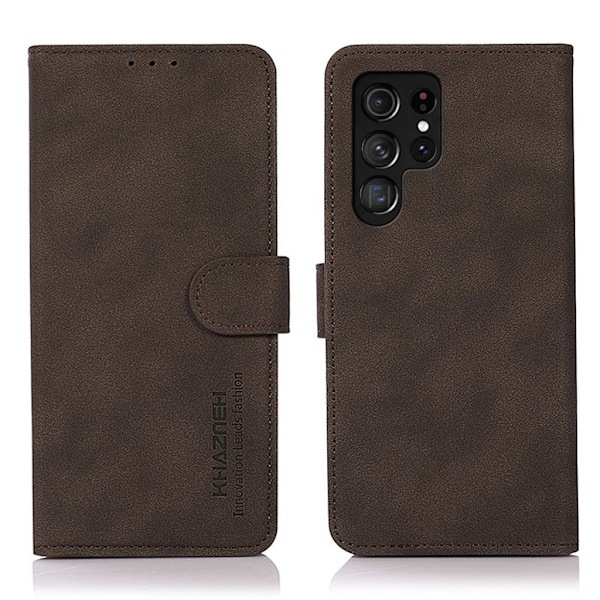 KHAZNEH Samsung Galaxy S24 Ultra fodral - Brun Brun