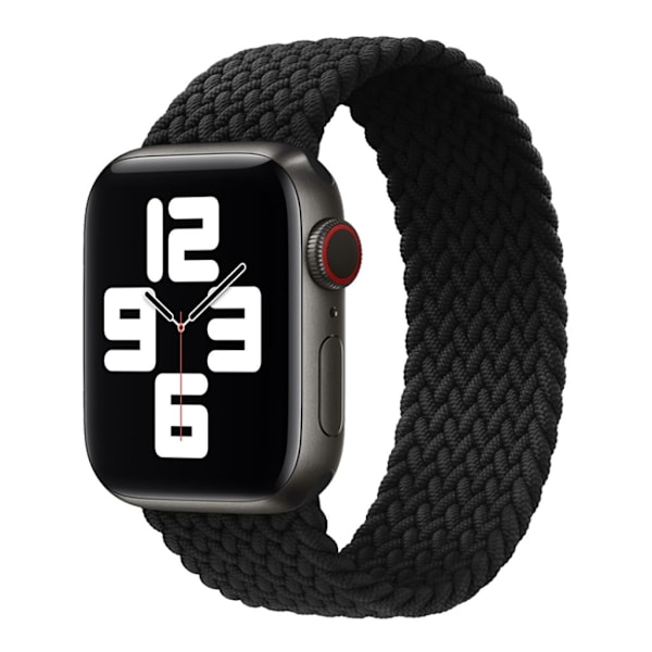 Apple Watch Ultra/Ultra 2 49mm etc Klockarmband i Nylon - Svart Svart