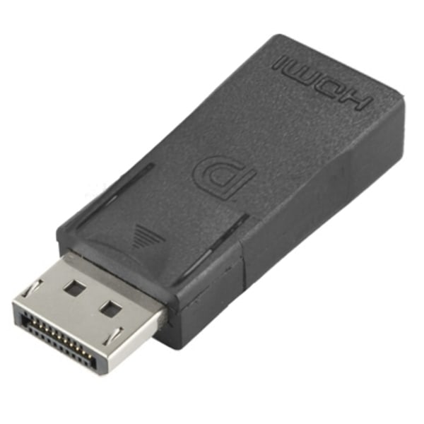 DisplayPort ha till HDMI ho Adapter - Svart Svart