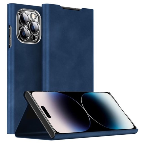 Skyddande iPhone 15 Plus fodral - Blå Blå