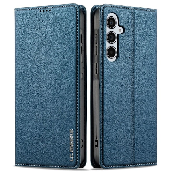 LC.IMEEKE Samsung Galaxy S25 Plus Plånboksfodral - Blå Blå