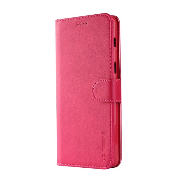 LC.IMEEKE Plånboksfodral för Samsung Galaxy A8 2018 - Rosa Rosa
