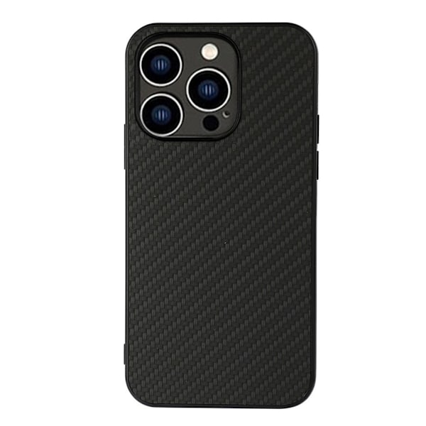 iPhone 15 Pro skal i kolfiber - Svart Svart