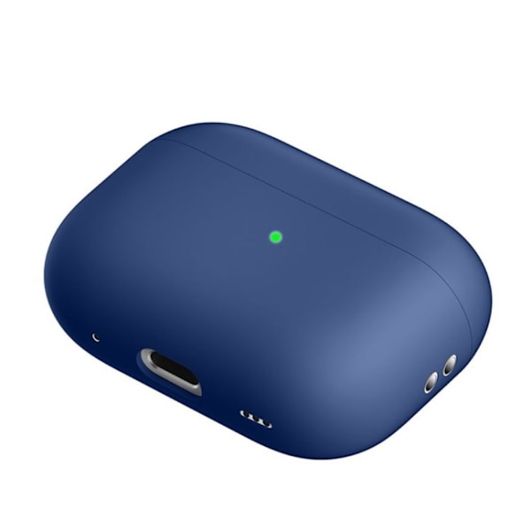 Högkvalitativt AirPods Pro 2 skal - Mörkblå Mörkblå