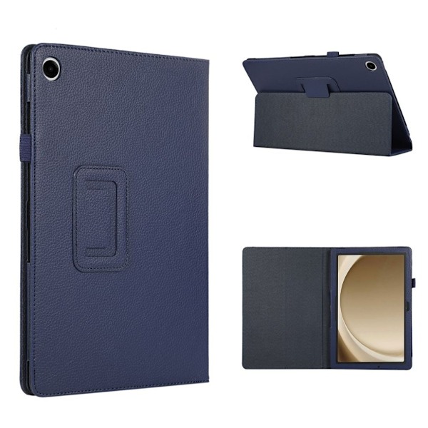 Samsung Galaxy Tab A9 Plus Cover i PU-läder - Mörkblå Mörkblå