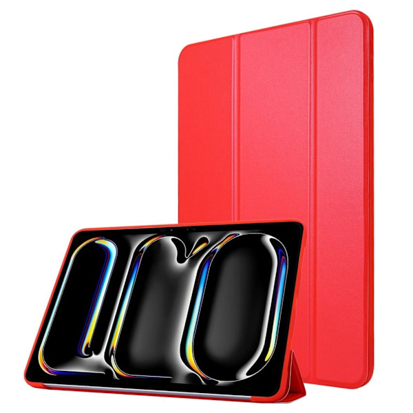 iPad Pro 13" 2024 Tri-fold Fodral - Röd Röd