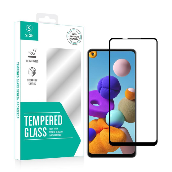 SiGN 2.5D Skärmskydd i Härdat Glas för Samsung Galaxy A03s