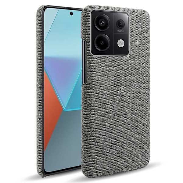 Xiaomi Redmi Note 13 Pro 5G etc. texturerat Skal - Grå grå