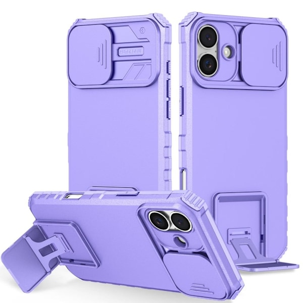 iPhone 16 Plus Skal med kameraskydd - Lila Lila