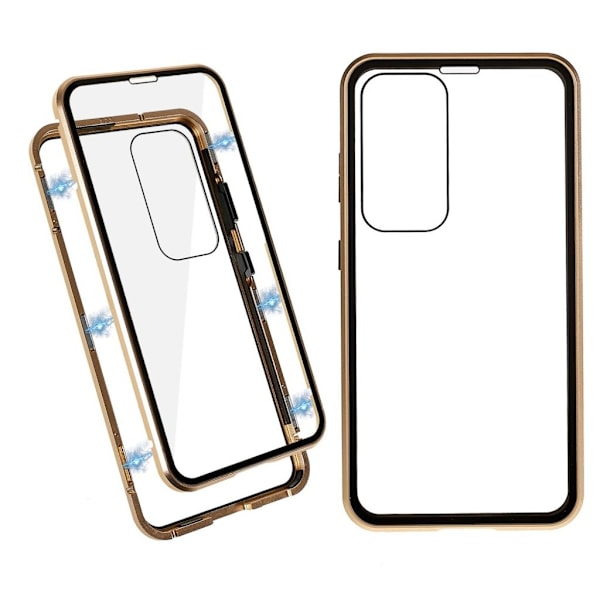 Samsung Galaxy S24 Plus magnetiskt Skal - Guld Guld