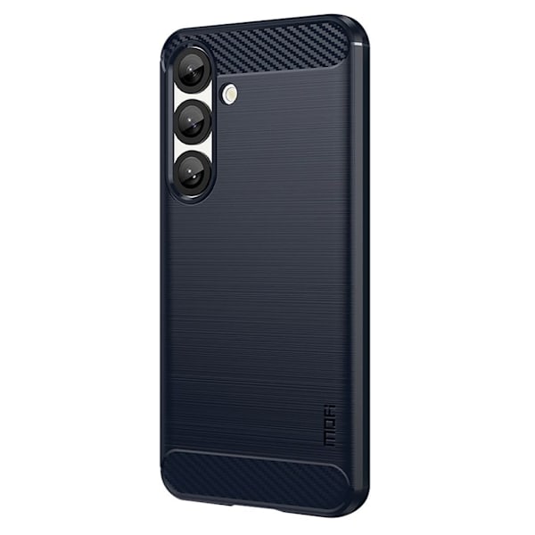MOFI Samsung Galaxy S25 Kolfiber Skal - Blå Blå