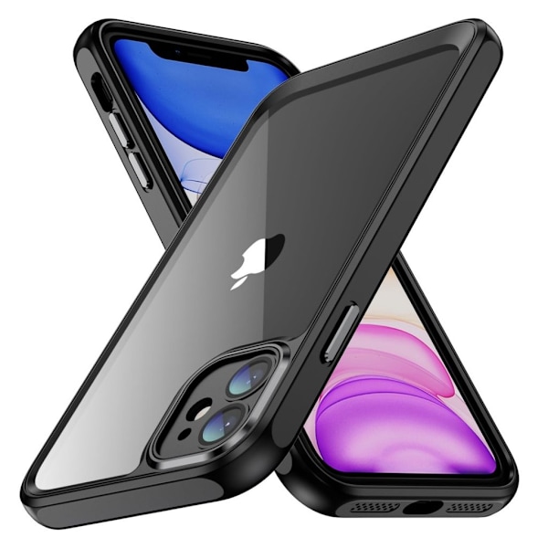 IPhone 11 skal med en metallbåge - Svart Svart