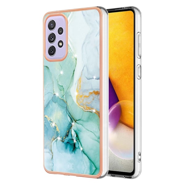 Marble Samsung Galaxy A13 4G skal - Grön Grön