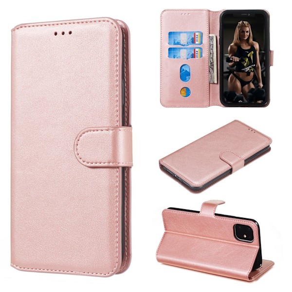 iPhone 11/XR Plånboksfodral - Roseguld Roseguld