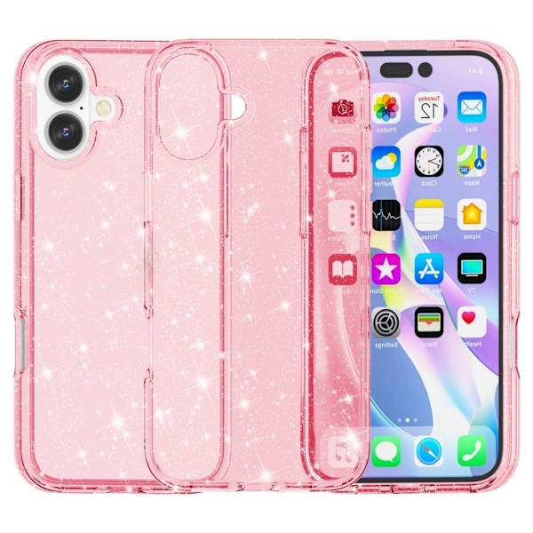 iPhone 16 Plus Skal - Rosa Rosa