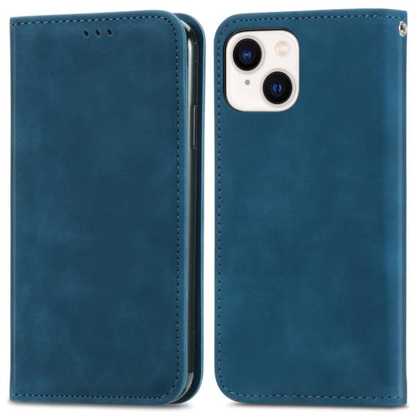 iPhone 14 Skin-touch Feeling Fodral - Blå Blå