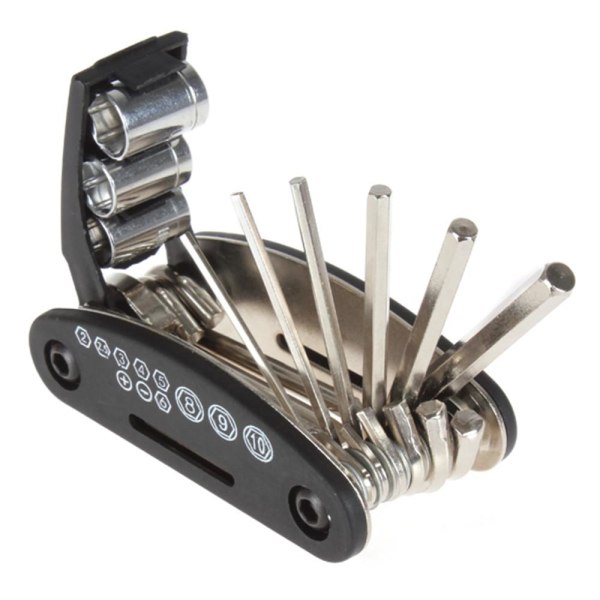 Multiverktyg för Cykel mm. - 16 verktyg 16 verktyg