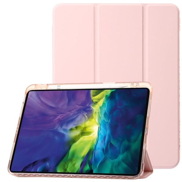 iPad Pro 12.9" 2022/2021/2020/2018 fodral med pennfack - Rosa Rosa