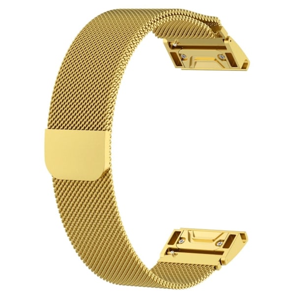 Garmin Fenix 7/Fenix 6 Milanese Klockarmband - Guld Guld